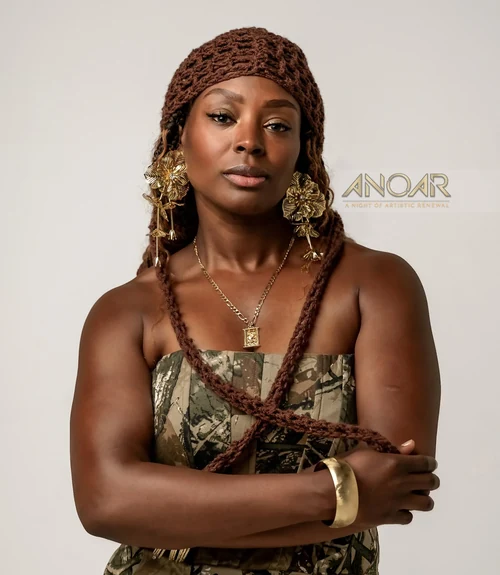 Close portrait of Linda Orji for A Night of Artistic Renewal